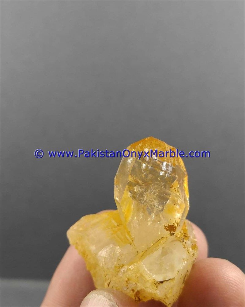 herkimer diamond double terminated crystal quartz calcite matrix specimen rare hydro undamaged fluorescent petroleum mine pakistan-13