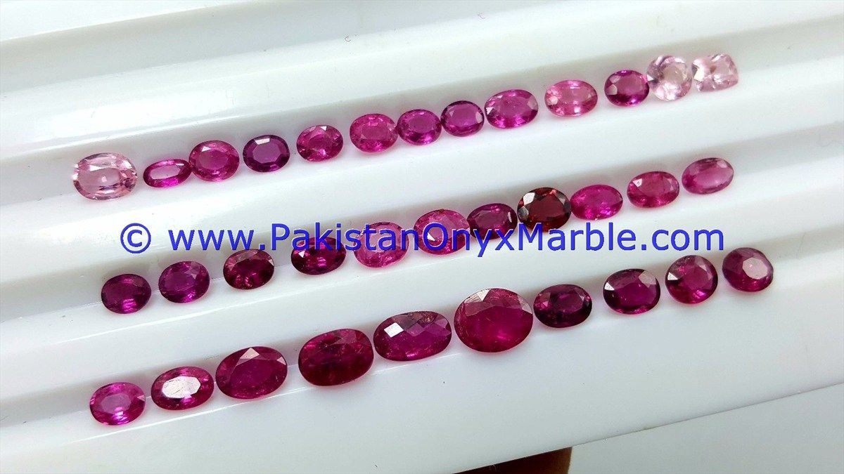 ruby faceted cut stones shapes round oval emerald natural unheated loose stones for jewelry fine quality from hunza Kashmir Pakistan-02