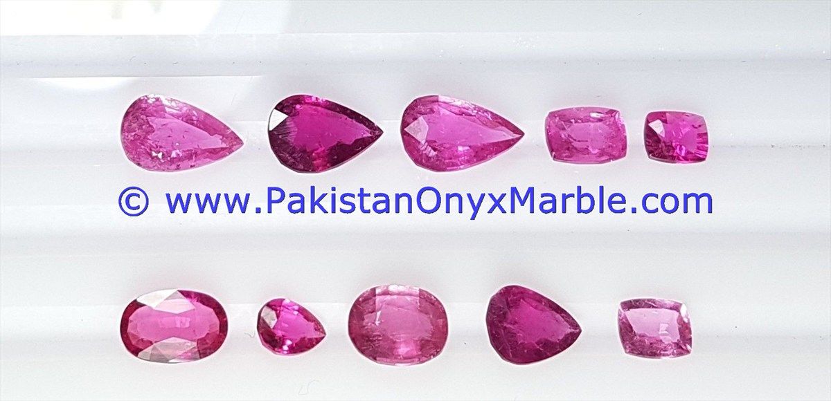 ruby faceted cut stones shapes round oval emerald natural unheated loose stones for jewelry fine quality from hunza Kashmir Pakistan-06