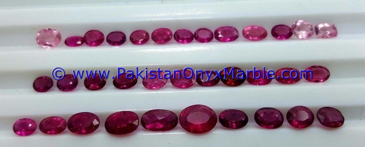 ruby faceted cut stones shapes round oval emerald natural unheated loose stones for jewelry fine quality from hunza Kashmir Pakistan-20