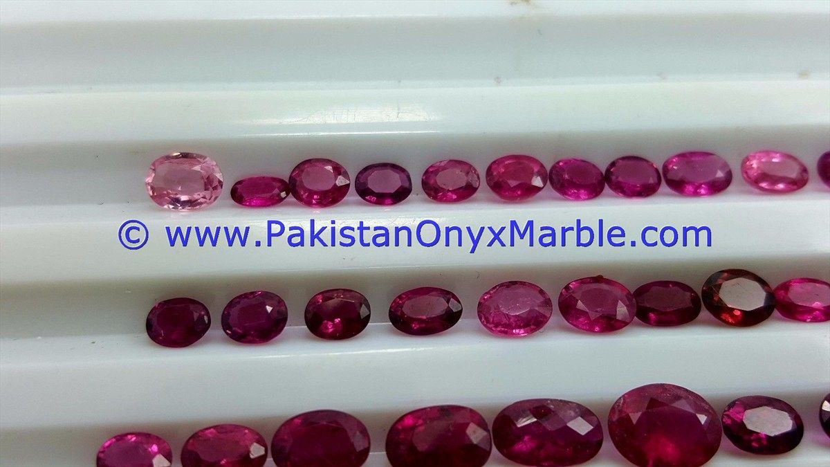 ruby faceted cut stones shapes round oval emerald natural unheated loose stones for jewelry fine quality from hunza Kashmir Pakistan-22