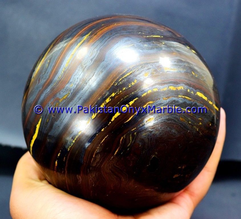 iron tiger eye multi color iron tigers eye sphere balls polished natural stone crystal healing gemstone-06