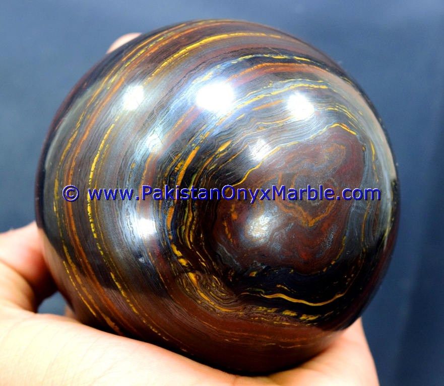 iron tiger eye multi color iron tigers eye sphere balls polished natural stone crystal healing gemstone-16