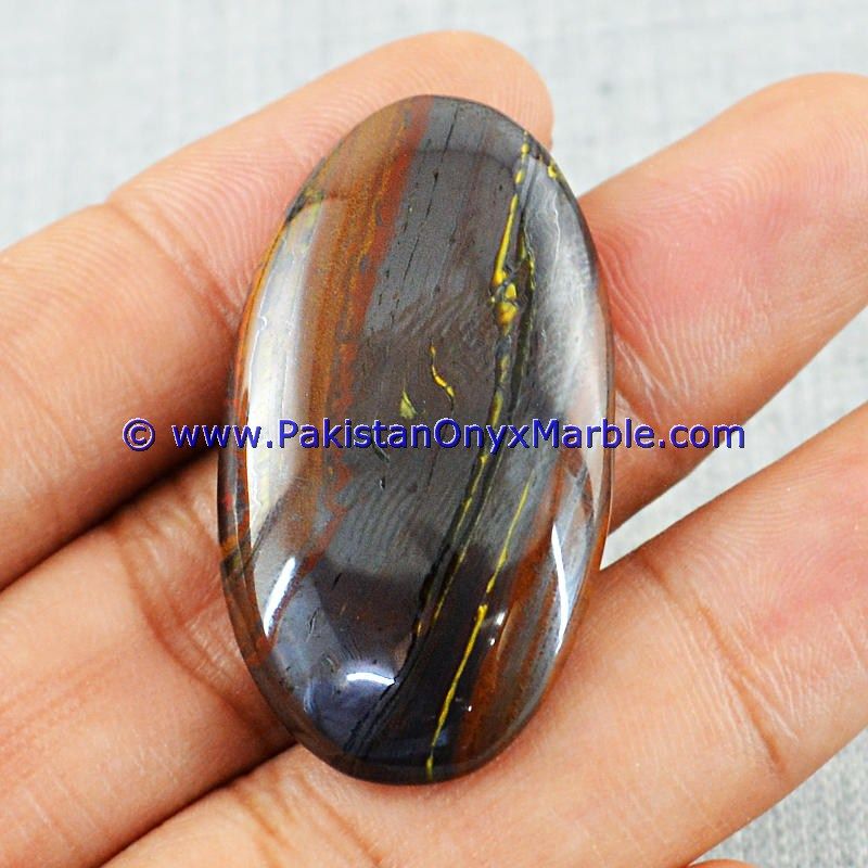 iron tiger eye multi color iron tigers eye cabochons polished round oval square rectangle triangle shaped for jewlery gemstone-12