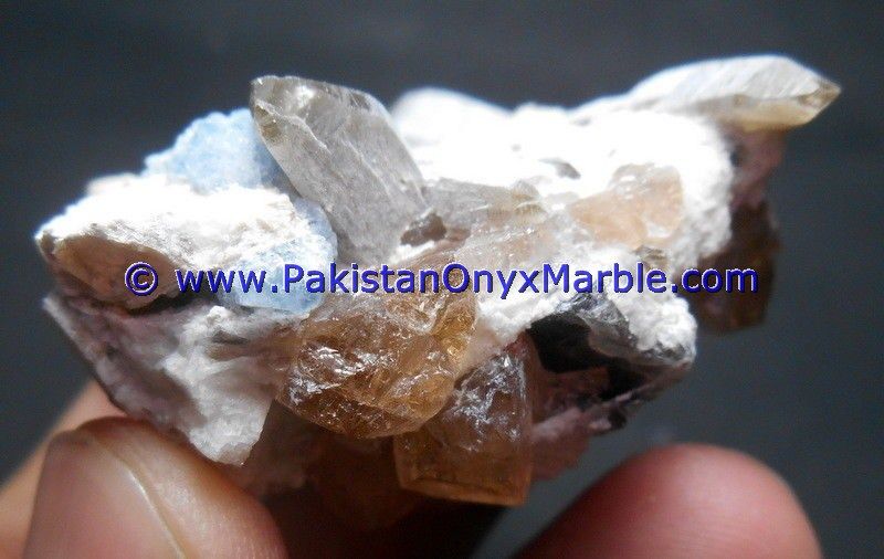 topaz specimens bunch with fluorite albite tourmaline crystal quartz white imperial golden sherry from dassu mine shigar valley skardu pakistan-06