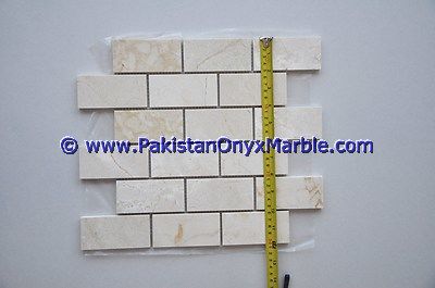 marble mosaic tiles Sahara Beige basketweave octagon herringbone pinwheel square-01