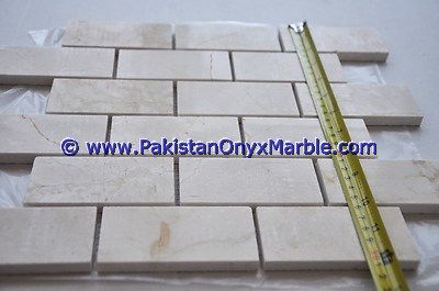 marble mosaic tiles Sahara Beige basketweave octagon herringbone pinwheel square-02