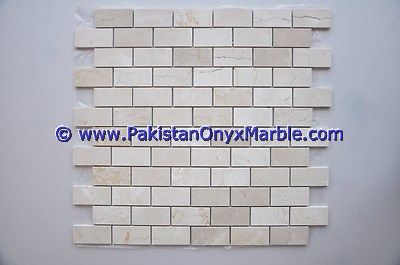 marble mosaic tiles Sahara Beige basketweave octagon herringbone pinwheel square-03