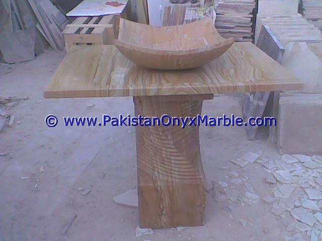 marble pedestals sinks basins handcarved wash basins free standing Teakwood Burmateak marble-04