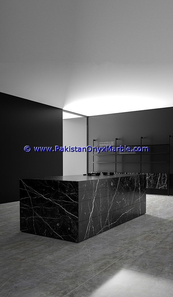 marble table tops vanity kitchen tops round square rectangle oval shape designer custom countertops Black Marble-02
