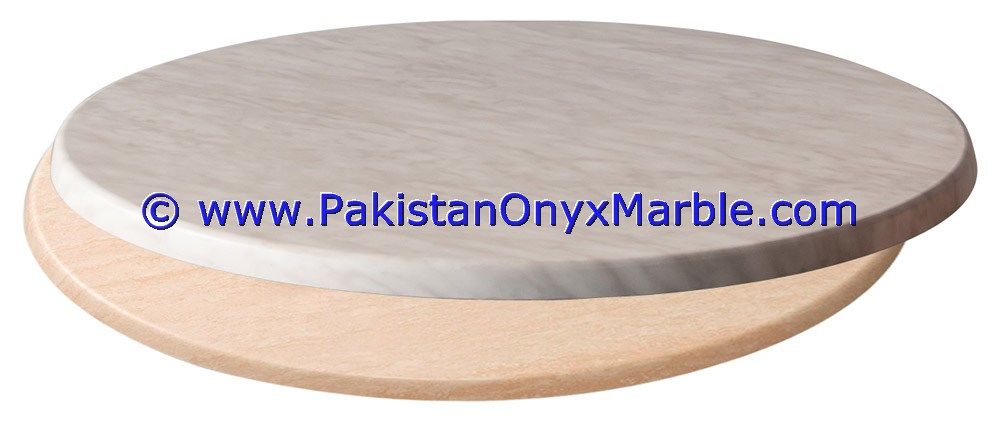 marble table tops vanity kitchen tops round square rectangle oval shape designer custom countertops Ziarat White Carrara Marble-02