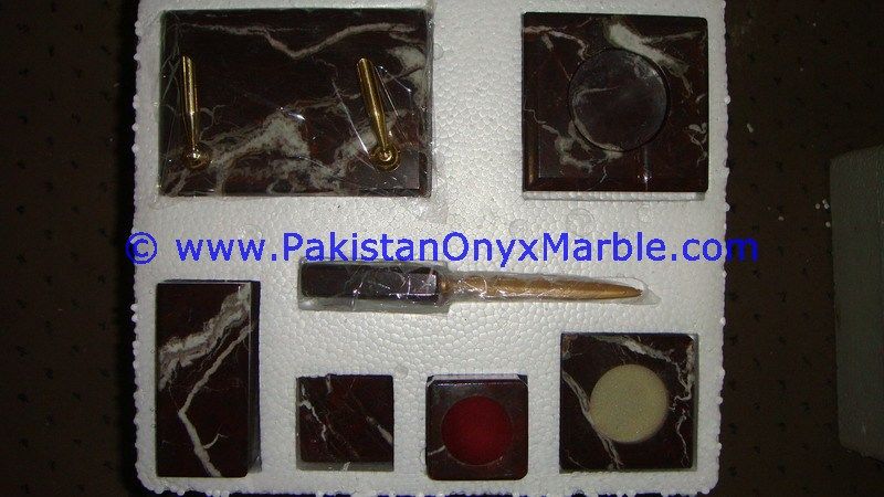 Marble Office Accessories Set-01