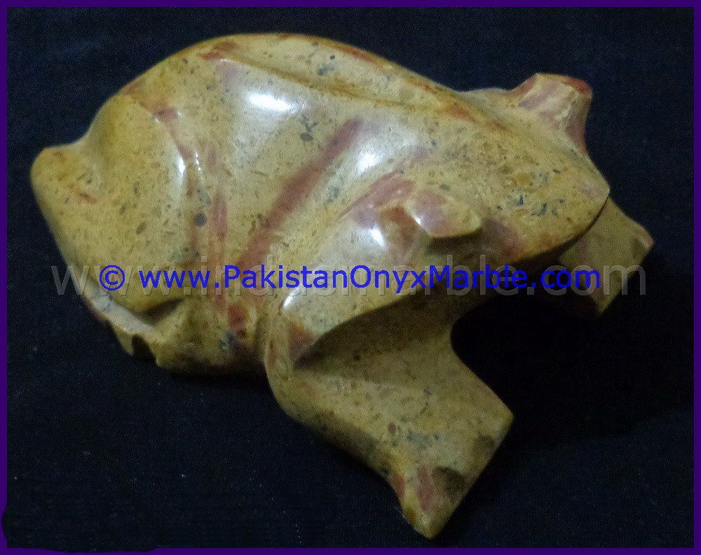 Marble Animals Handcarved frogs Statue Sculpture Figurine-04