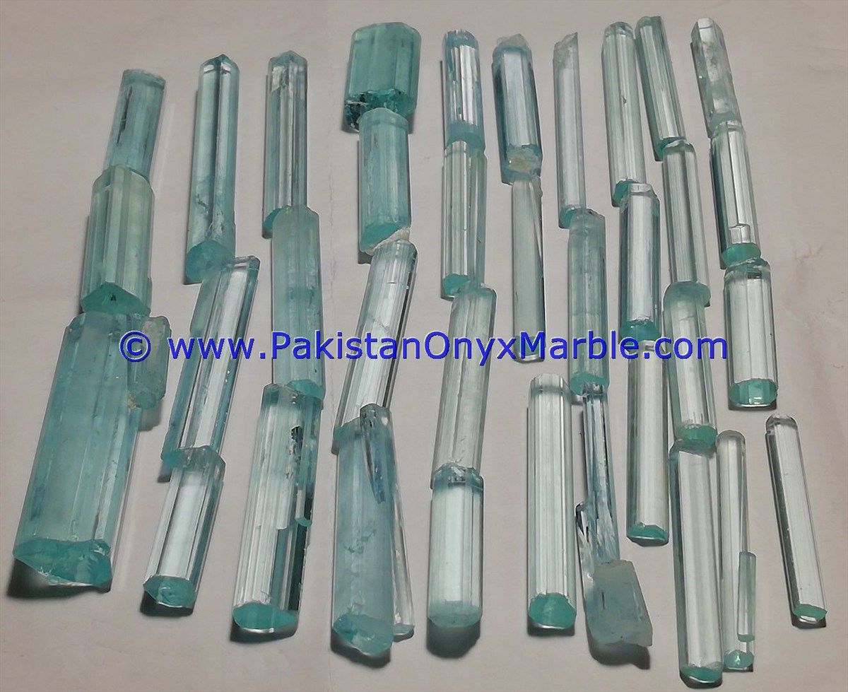 aquamarine beryl crystal thin natural terminated shigar valley skurdu gilgit baltistan northern areas mine pakistan-11