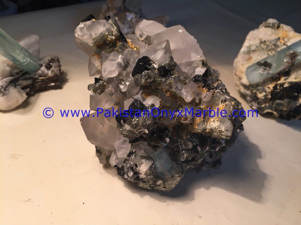 aqumarine specimens crystals amazing lustrous with muscovite shigar valley skardu district gilgit baltistan northern areas pakistan-15