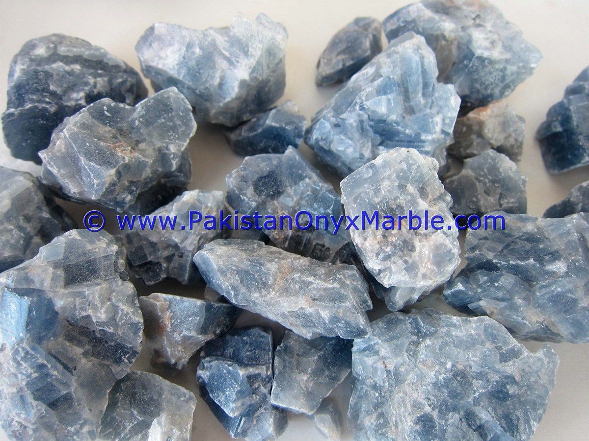 calcite rough natural blue calcite crystal mineral stones points chunks healing chakra crystal mine pakistan-07
