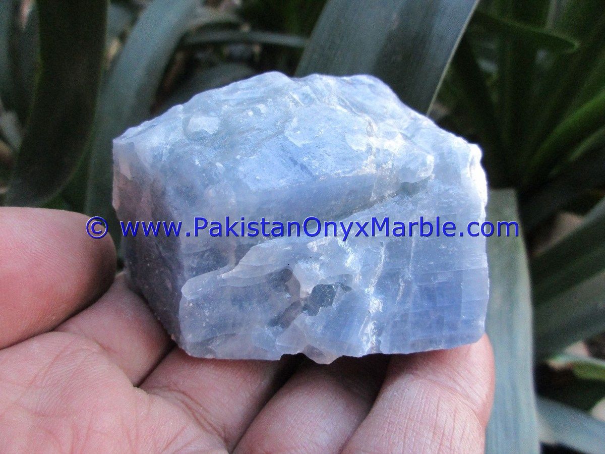 calcite rough natural blue calcite crystal mineral stones points chunks healing chakra crystal mine pakistan-09