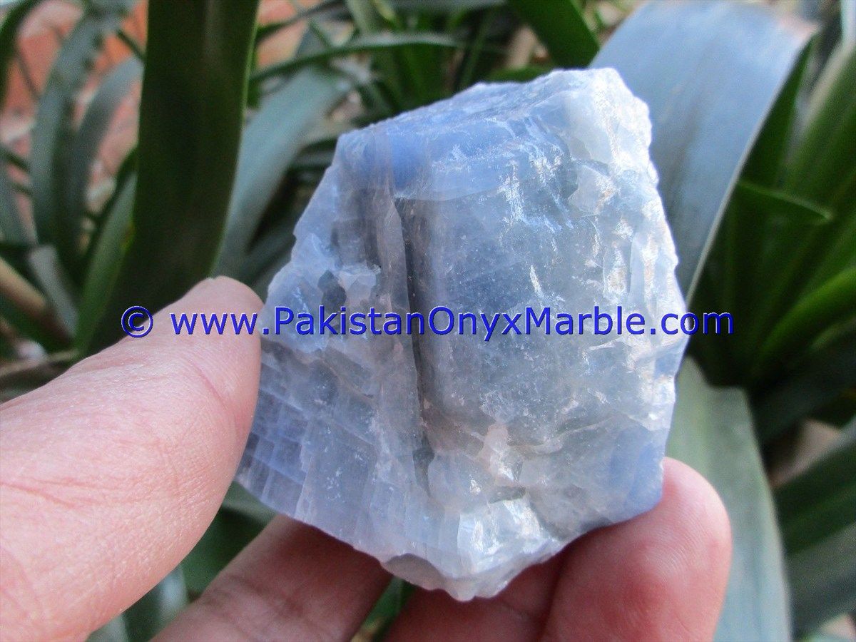 calcite rough natural blue calcite crystal mineral stones points chunks healing chakra crystal mine pakistan-12