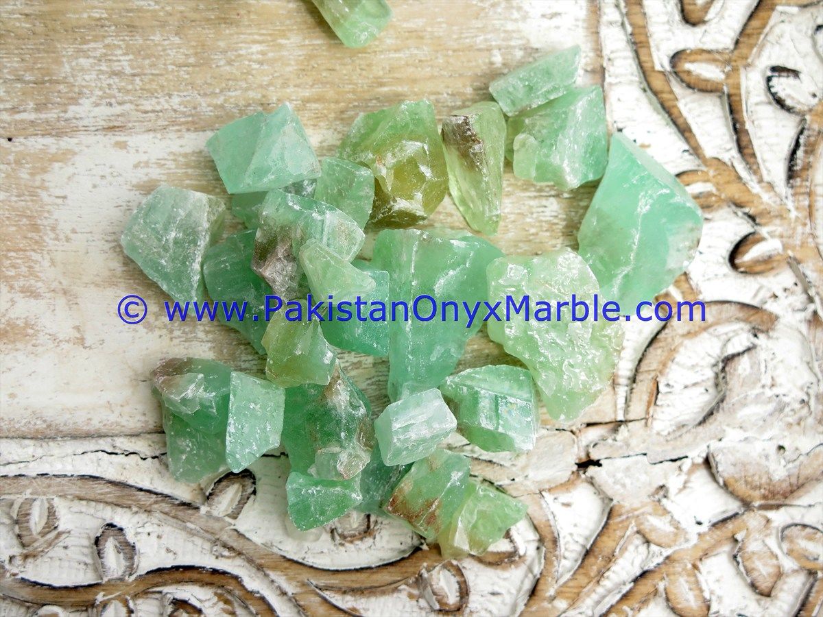 calcite rough natural green calcite crystal mineral stones points chunks healing chakra crystal mine pakistan-13