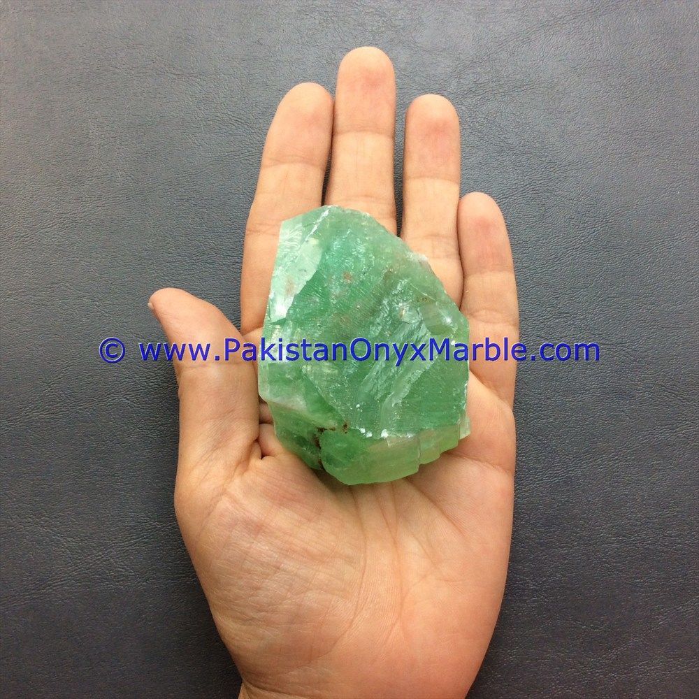 calcite rough natural green calcite crystal mineral stones points chunks healing chakra crystal mine pakistan-23