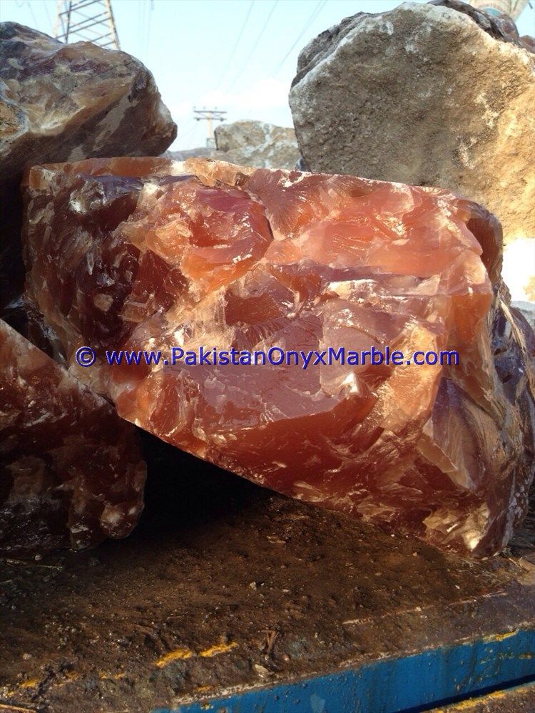 calcite rough natural orange calcite crystal mineral stones points chunks healing chakra crystal mine pakistan-12