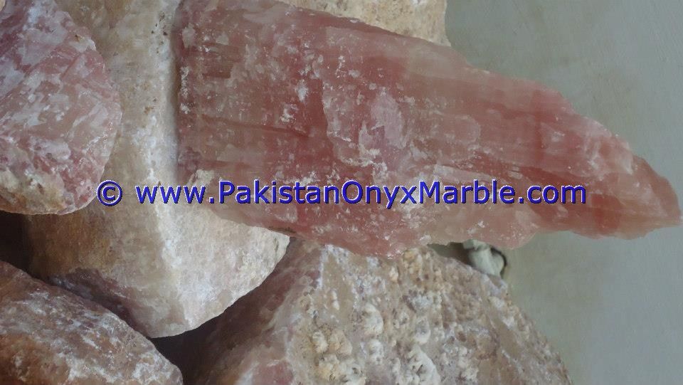 calcite rough natural pink calcite crystal mineral stones points chunks healing chakra crystal mine pakistan-09