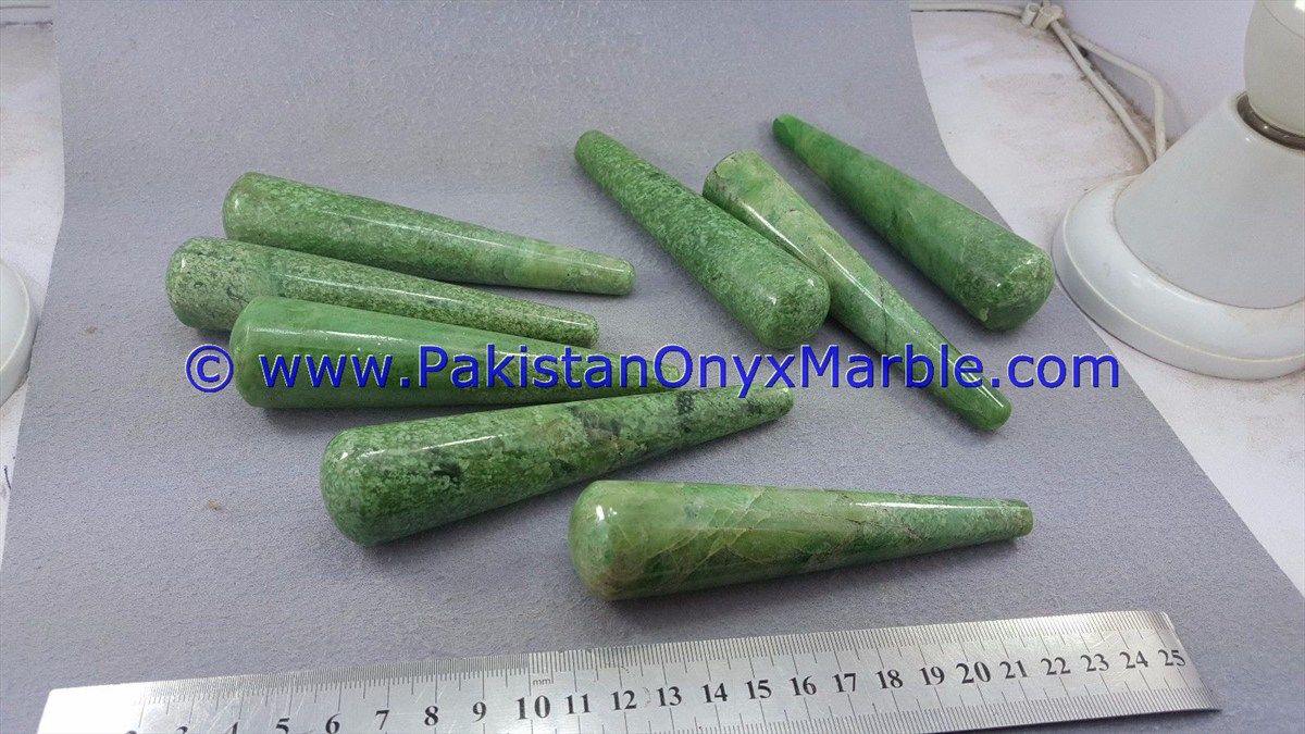 hydrogrossular garnet idocrase natural green massage stones round oval wand point healing reiki stone-01