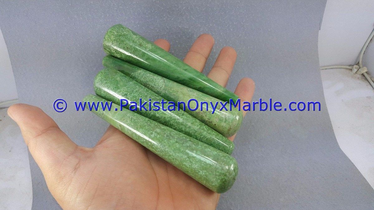 hydrogrossular garnet idocrase natural green massage stones round oval wand point healing reiki stone-03