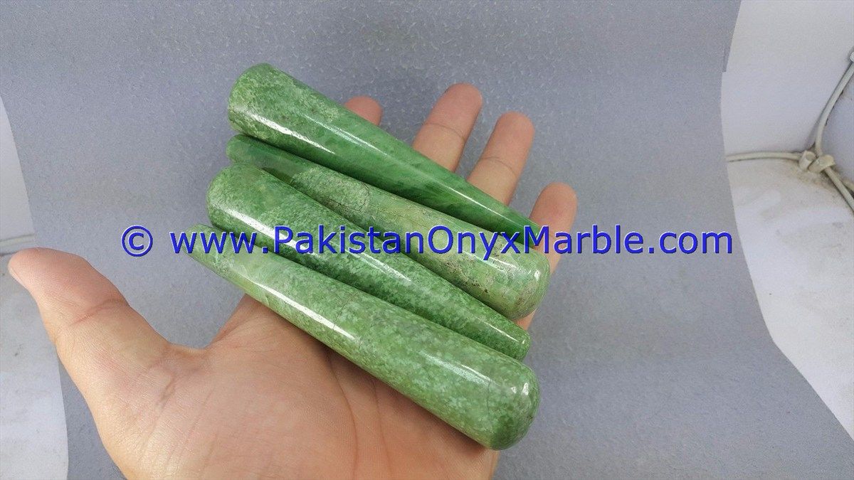 hydrogrossular garnet idocrase natural green massage stones round oval wand point healing reiki stone-04