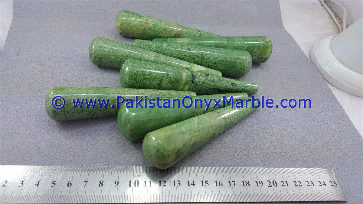 hydrogrossular garnet idocrase natural green massage stones round oval wand point healing reiki stone-05