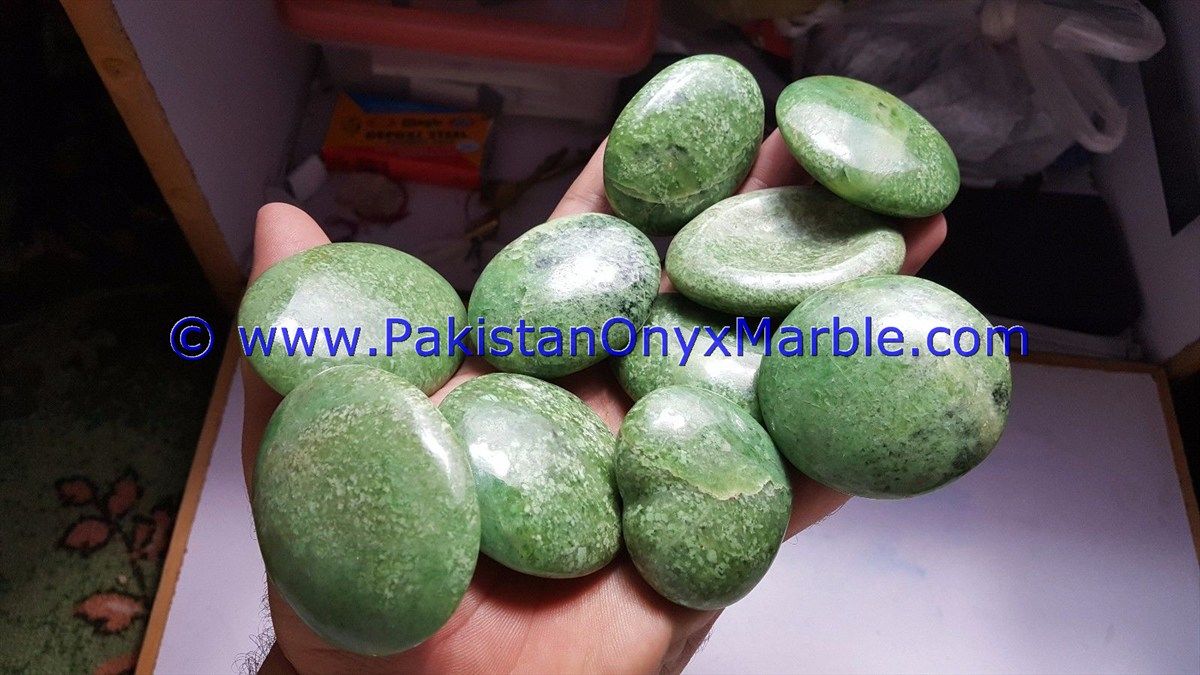 hydrogrossular garnet idocrase natural green massage stones round oval wand point healing reiki stone-09