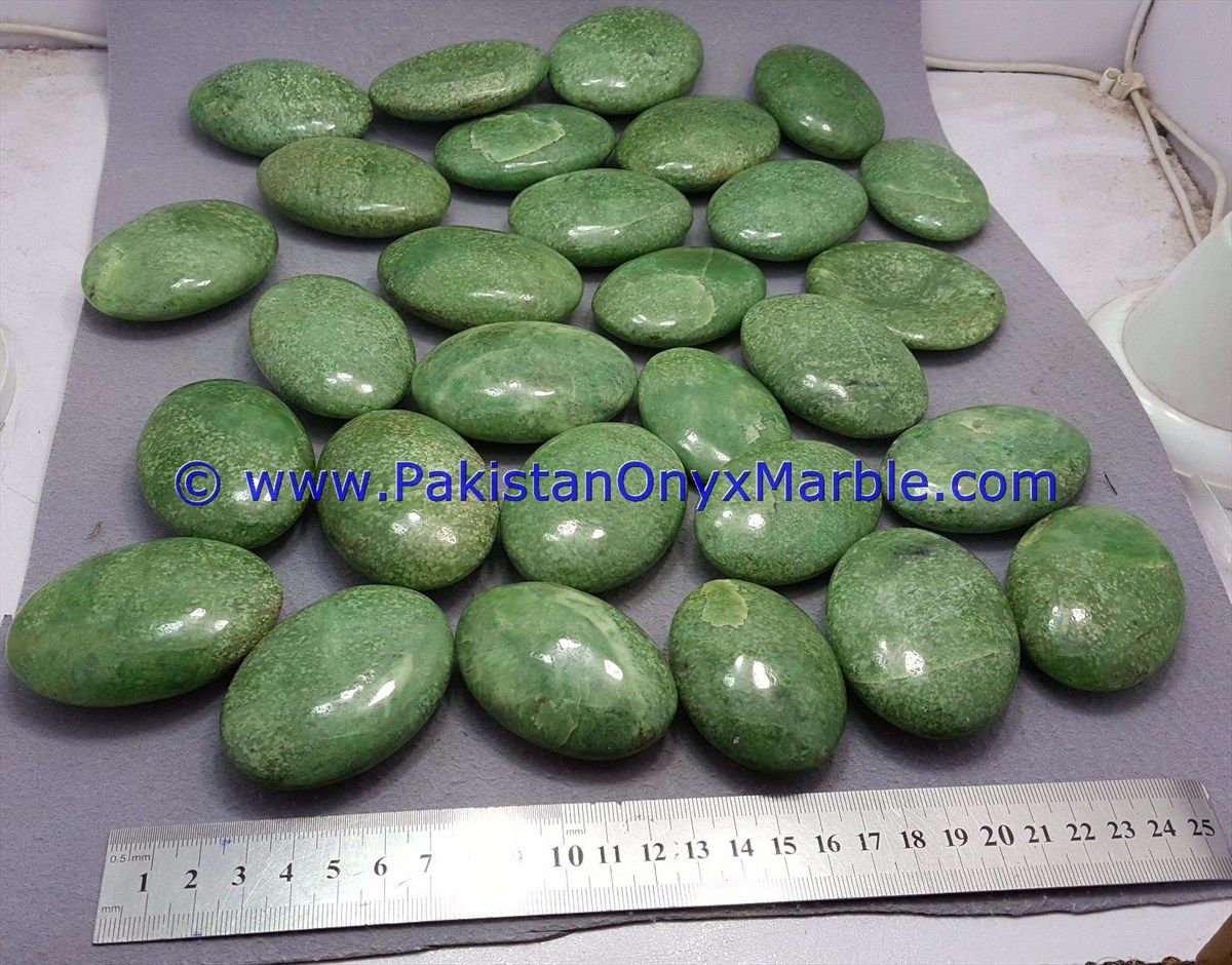 hydrogrossular garnet idocrase natural green massage stones round oval wand point healing reiki stone-12