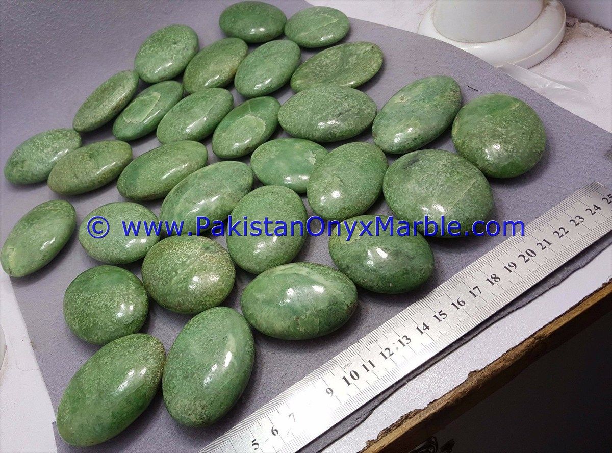 hydrogrossular garnet idocrase natural green massage stones round oval wand point healing reiki stone-13