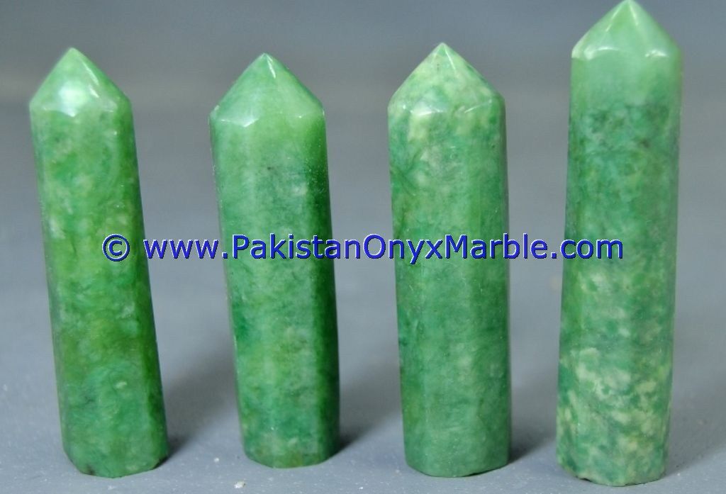 hydrogrossular garnet idocrase natural green massage stones round oval wand point healing reiki stone-15