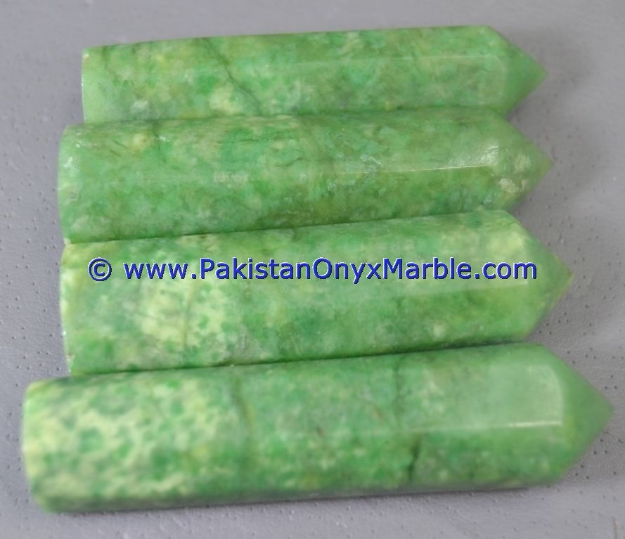 hydrogrossular garnet idocrase natural green massage stones round oval wand point healing reiki stone-16