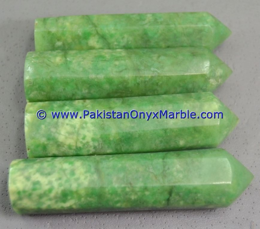 hydrogrossular garnet idocrase natural green massage stones round oval wand point healing reiki stone-17