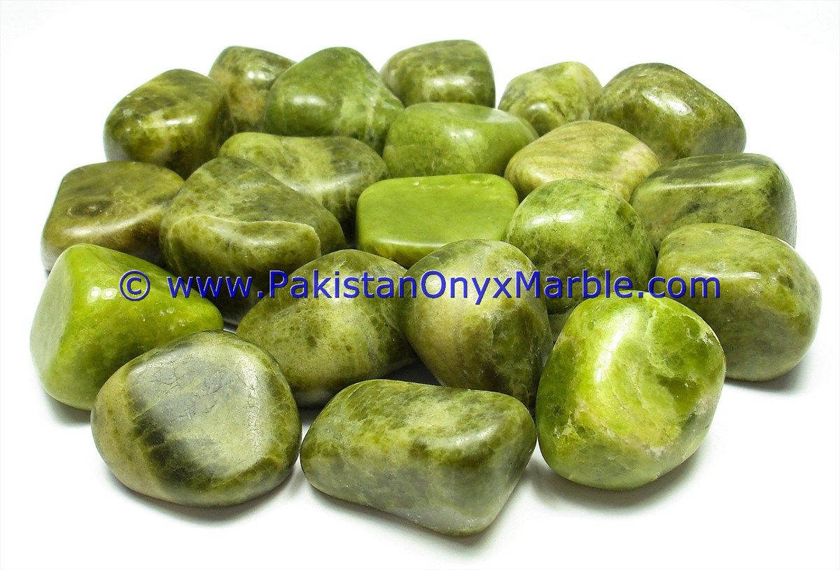 hydrogrossular garnet idocrase polished tumbled stones small genuine natural gemstone amazing top grade handmade healing stone-18