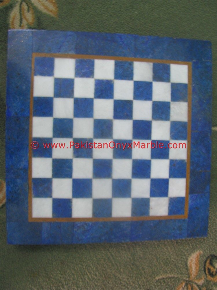 Lapis lazuli Natural Chess Set with Figures-07
