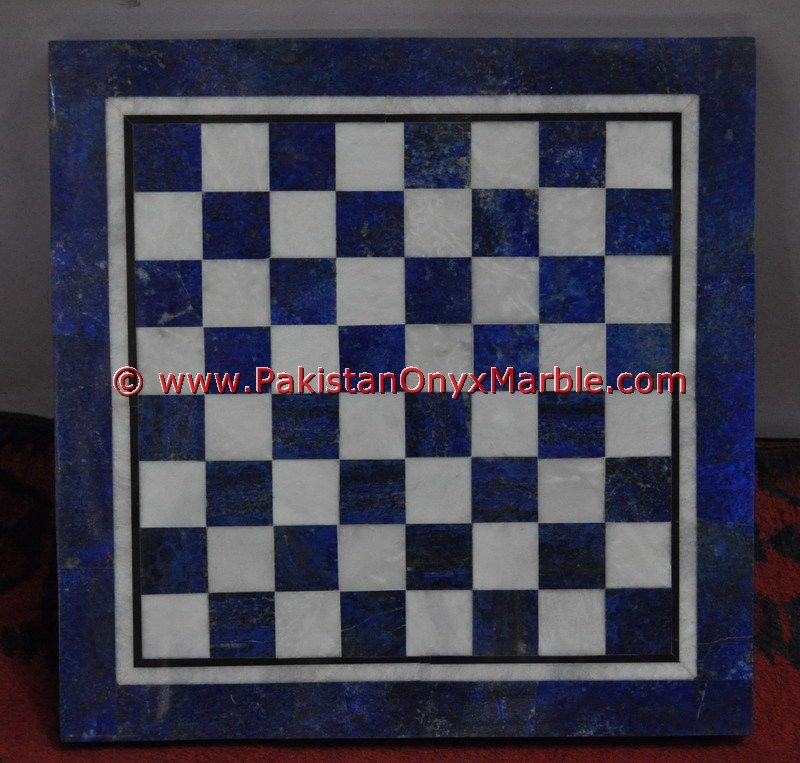 Lapis lazuli Natural Chess Set with Figures-13