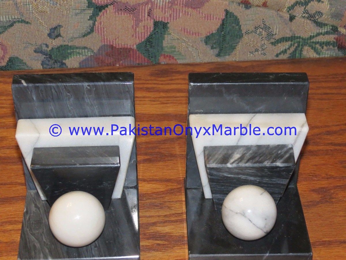 Marble book Shaped handcarved Bookends-02