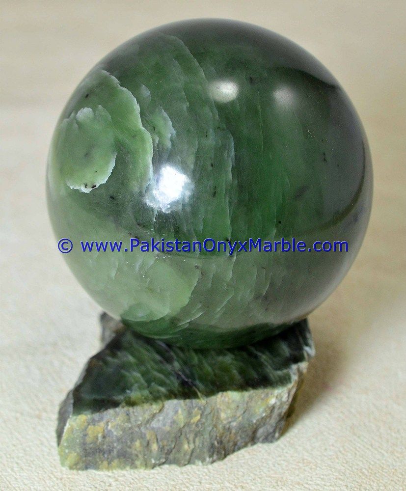 nephrite jade polished green ball sphere genuine natural gemstone amazing top grade handmade healing crystal stone-15