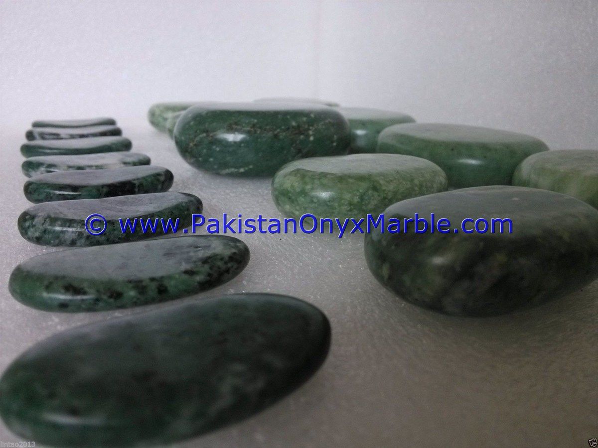 nephrite jade natural green massage stones round oval wand point healing reiki stone-11