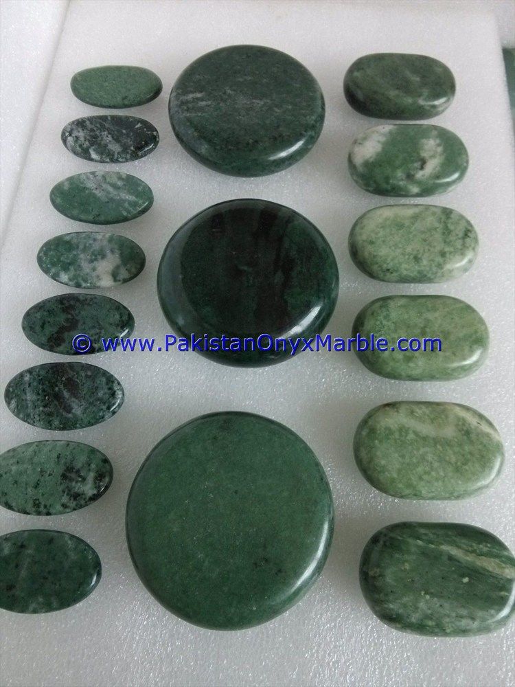 nephrite jade natural green massage stones round oval wand point healing reiki stone-14