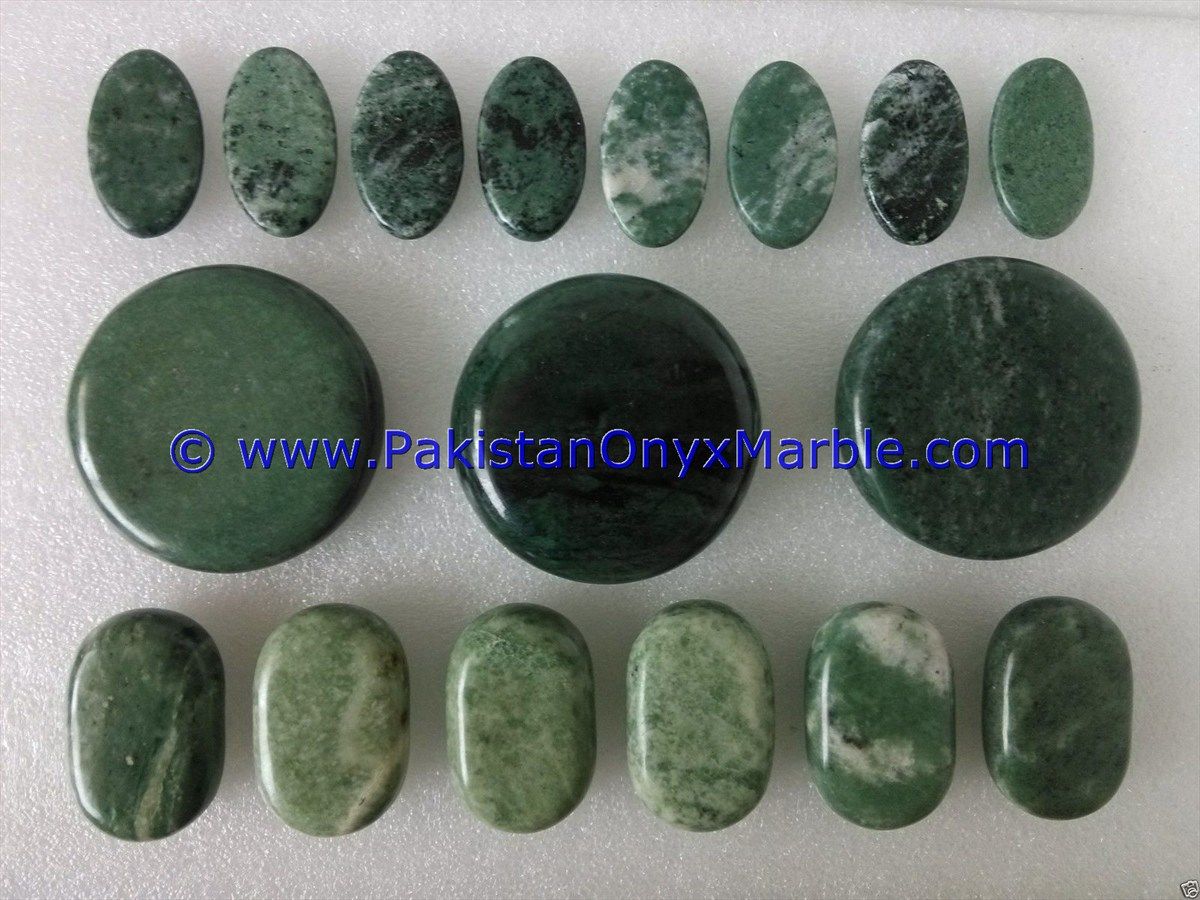 nephrite jade natural green massage stones round oval wand point healing reiki stone-15
