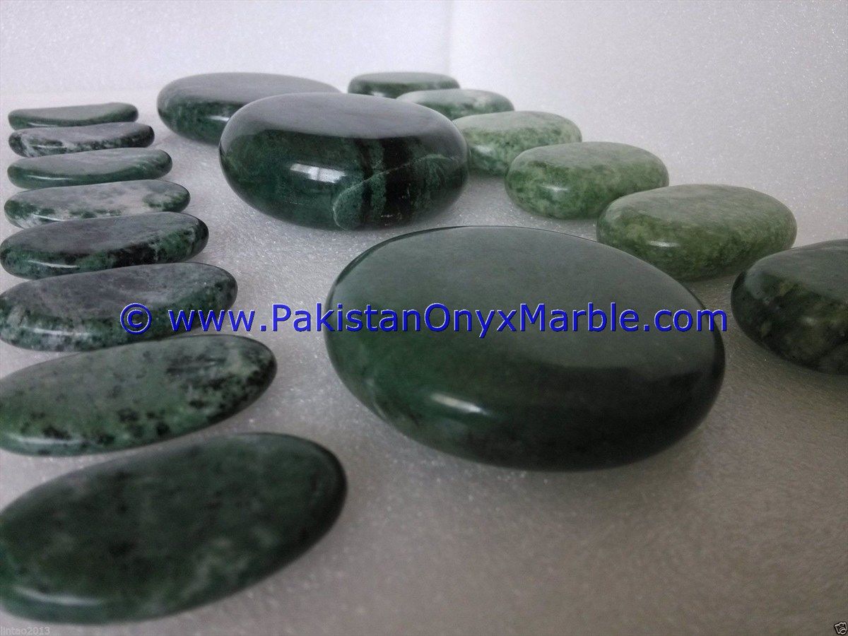 nephrite jade natural green massage stones round oval wand point healing reiki stone-16