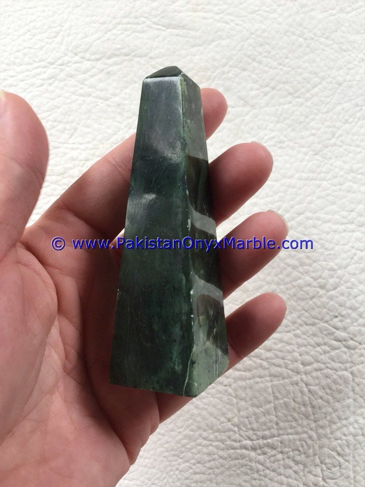 nephrite jade natural green stone polished obelisk obelisk tower healing spiritual gemstone wand point reiki stone-06