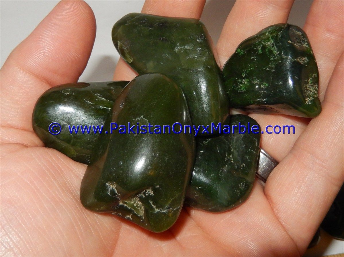 nephrite jade polished tumbled stones small genuine natural gemstone amazing top grade handmade healing stone-04