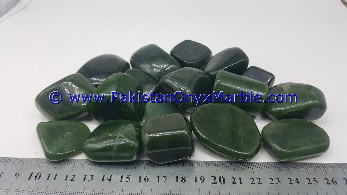 nephrite jade polished tumbled stones small genuine natural gemstone amazing top grade handmade healing stone-14
