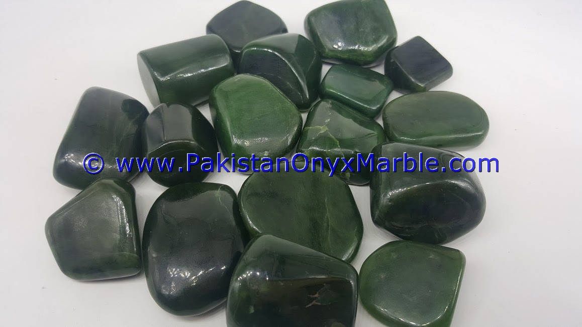 nephrite jade polished tumbled stones small genuine natural gemstone amazing top grade handmade healing stone-17
