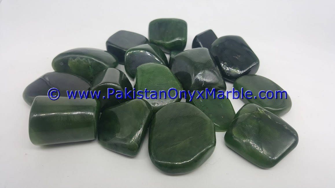 nephrite jade polished tumbled stones small genuine natural gemstone amazing top grade handmade healing stone-18